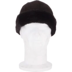Ladies Luxury Sheepskin Hat Brown : Cahira