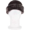 Ladies Luxury Sheepskin Hat Mid Brown: Cahira