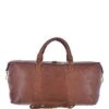 Large Leather Vintage Holdall Tan : G-36