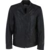 Leather Biker Jacket Black: Hard Knott