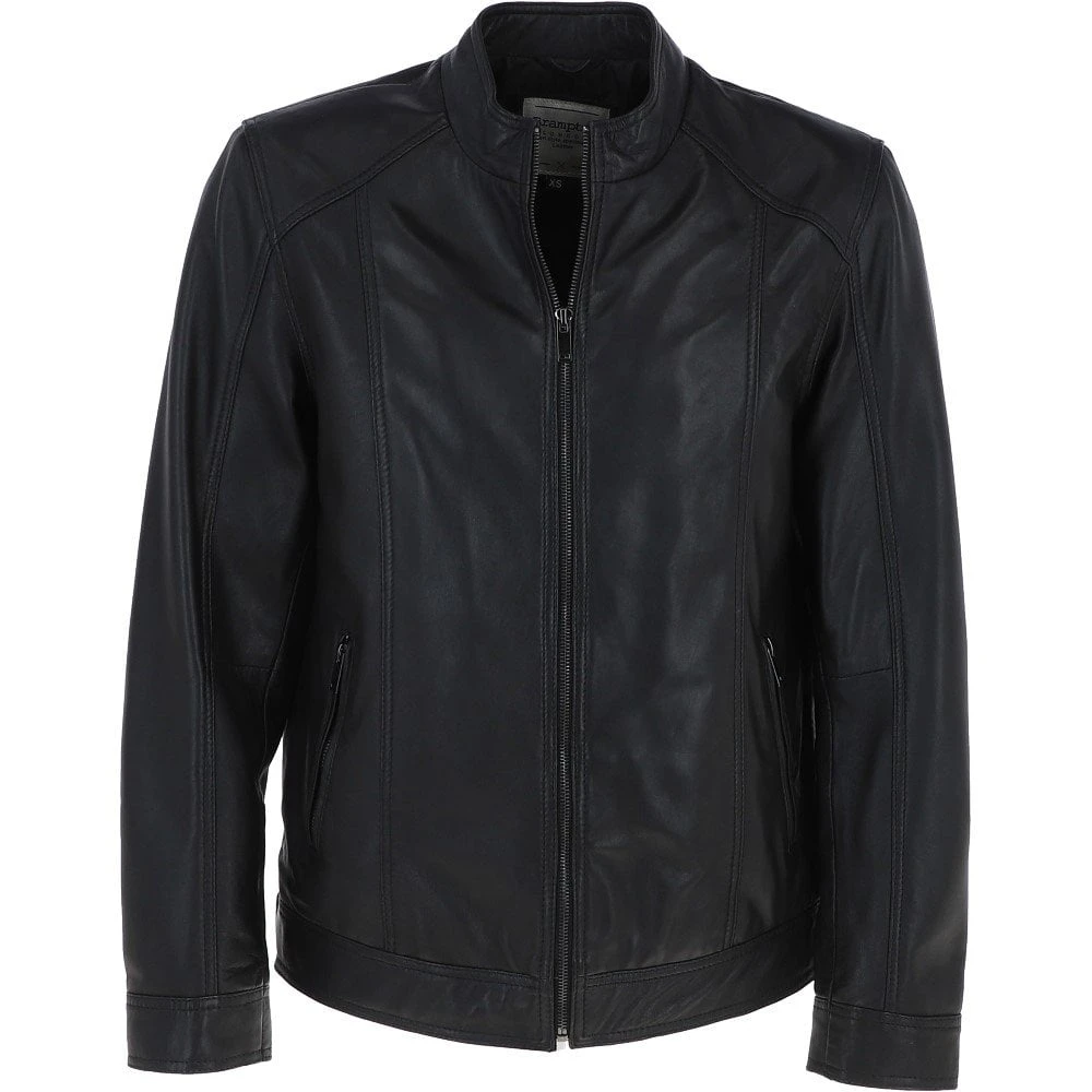 Leather Biker Jacket Black: Hard Knott