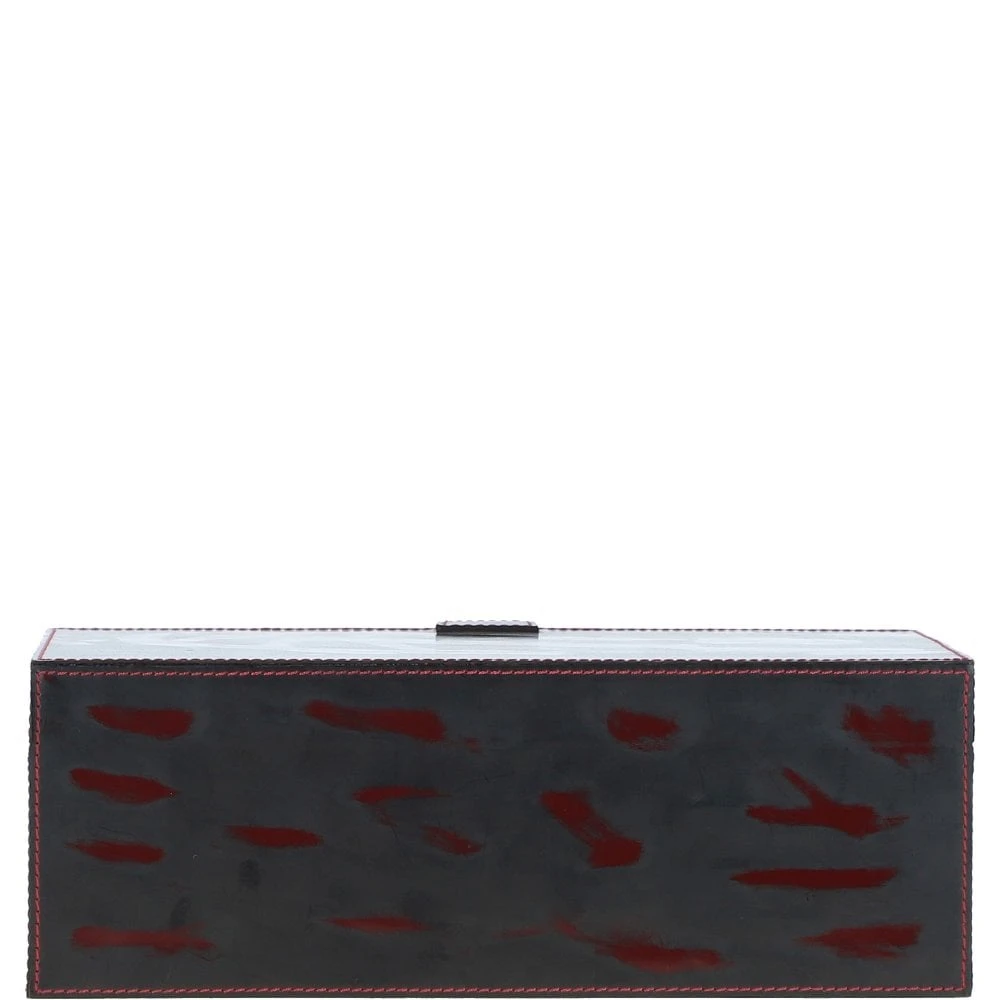 Leather Decorative Home Accessories Box Black/red: AGC-45 - Image 4