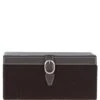 Leather Decorative Home Accessories Box Brown: AGC-50
