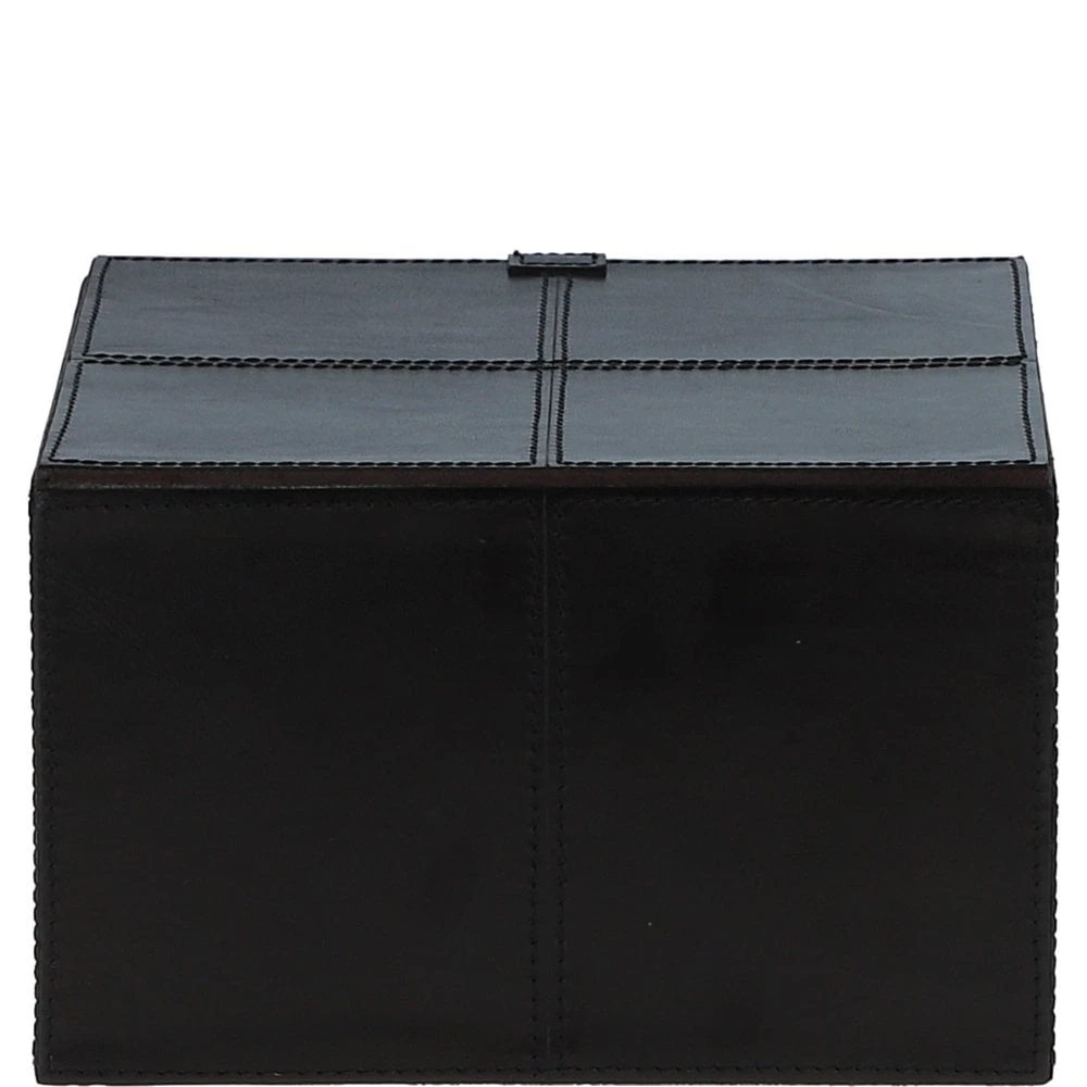 Leather Decorative Home Accessories Box Dk Brown: AGC-78 - Image 4