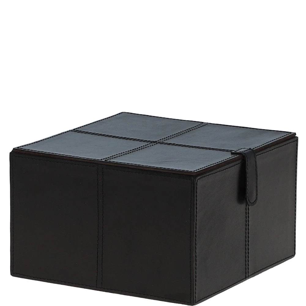 Leather Decorative Home Accessories Box Dk Brown: AGC-78 - Image 5