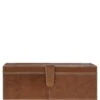 Leather Decorative Home Accessories Box Hair-on Hide Tan: AGC-48