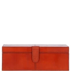 Leather Decorative Home Accessories Box Tan: AGC-34