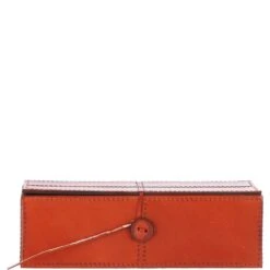 Leather Decorative Home Accessories Box Tan: AGC-36