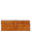 Leather Decorative Home Accessories Box Tan: AGC-87