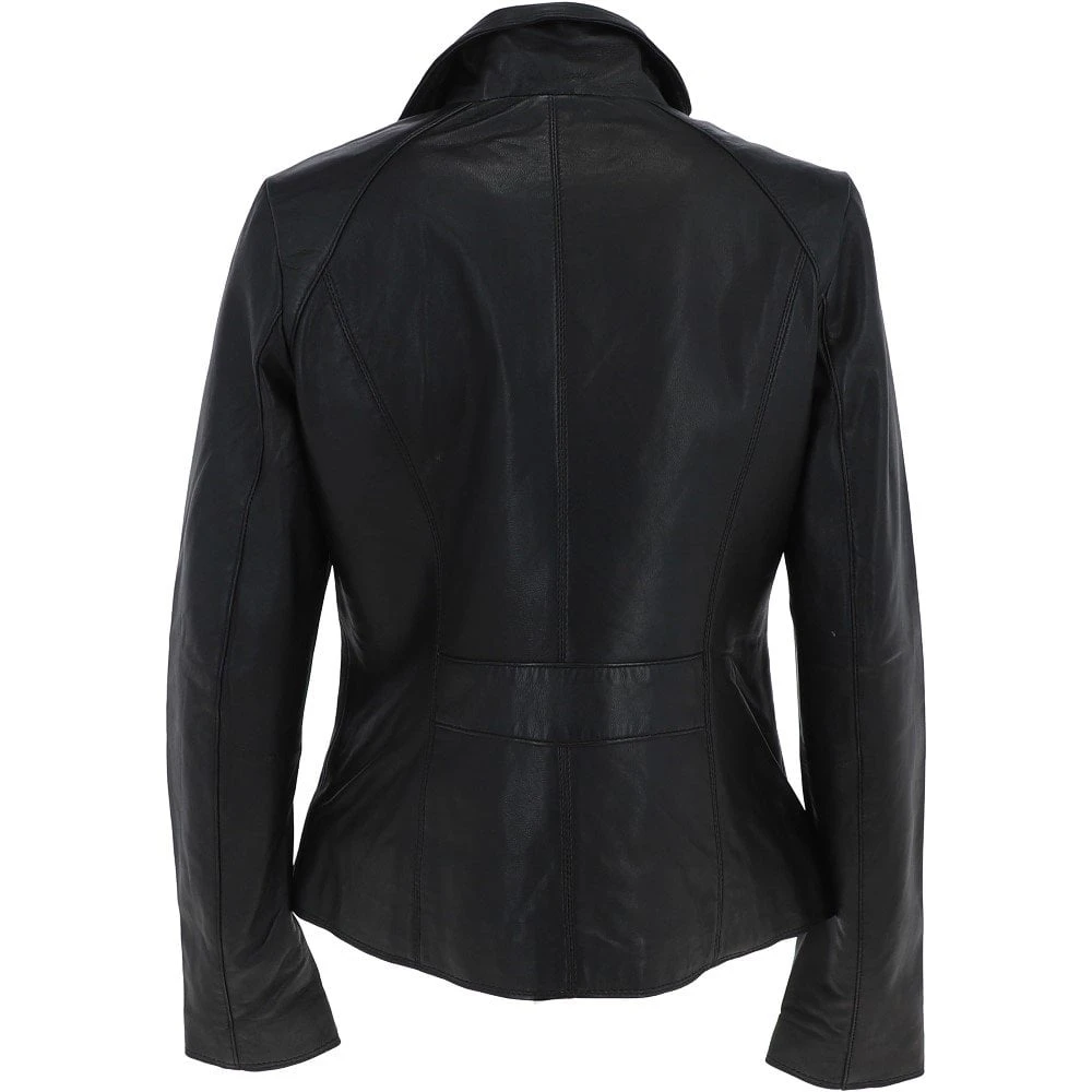 Leather Jacket Black/ani : Juliet - Image 3