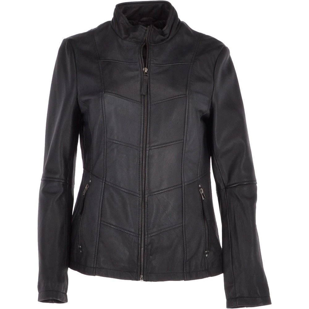 Leather Jacket Black/ddy : Isla