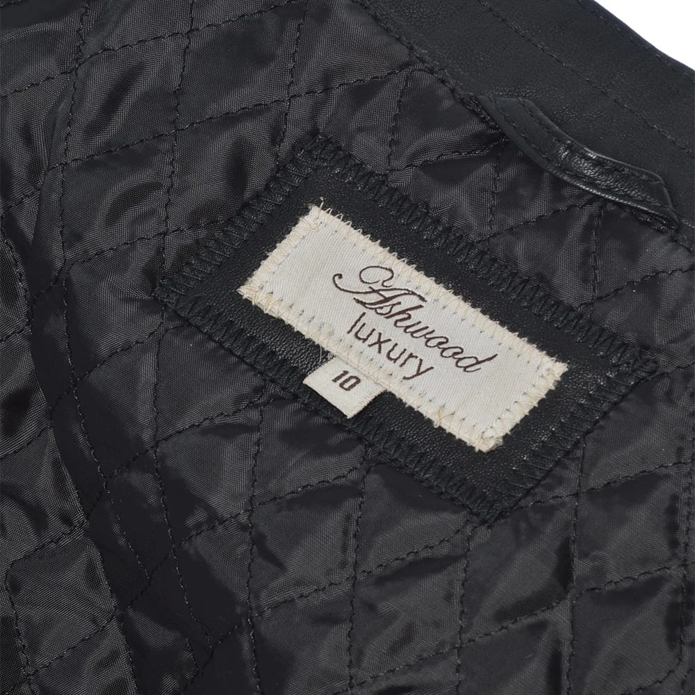 Leather Jacket Black/ddy : Liona - Image 5