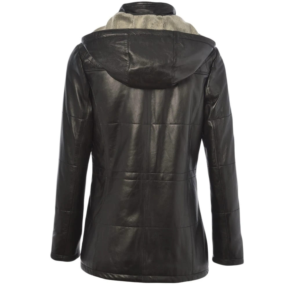 Leather Jacket Black/ddy : Molly - Image 3