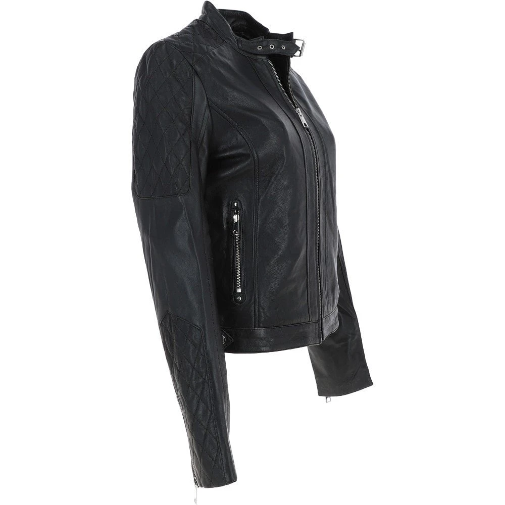 Leather Jacket Black : Kore - Image 4