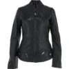 Leather Jacket Black/nap : Alana
