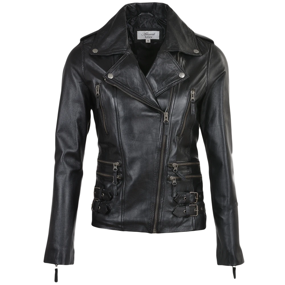 Leather Jacket Black : Ruby