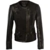 Leather Jacket Brown : Helena