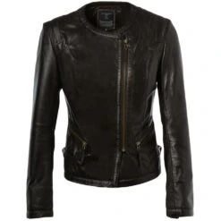 Leather Jacket Brown : Helena