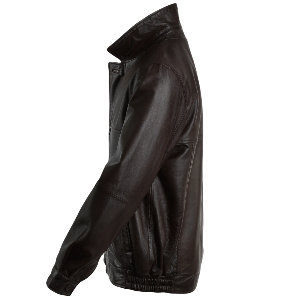 Leather Jacket Mid Brown/nap : Ferdinand - Image 2