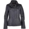 Leather Jacket Navy: Juliet