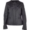 Leather Jacket Navy/nap: Liona