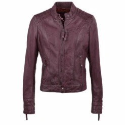 Leather Jacket Purple : Essen