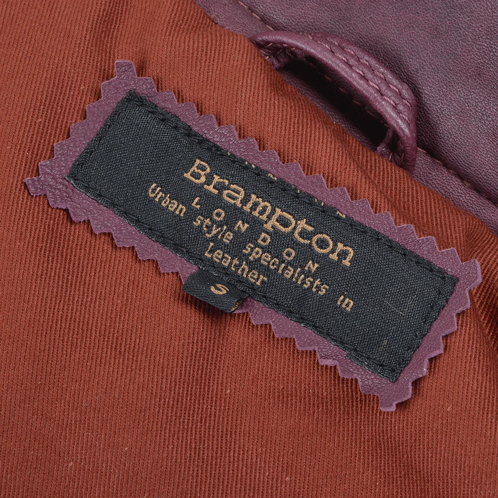 Leather Jacket Purple : Essen - Image 5