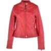 Leather Jacket Red : Essen