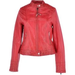 Leather Jacket Red : Essen