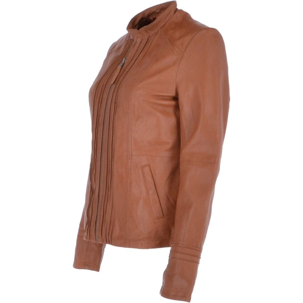 Leather Jacket Tan/nap: Infinity - Image 2