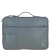 Leather Organizer With Laptop Compartment Grey: 64546