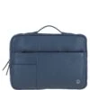 Leather Organizer With Laptop Compartment Navy: 64546