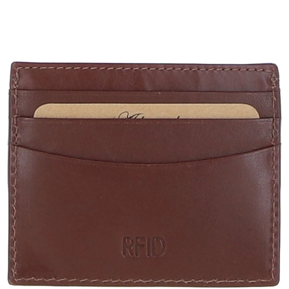 Leather Passport Cover & Card Holder Gift Set Chestnut: GS-1280 - Image 6