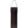 Leather Single Wine Bottle Holder Brown: AGC-83