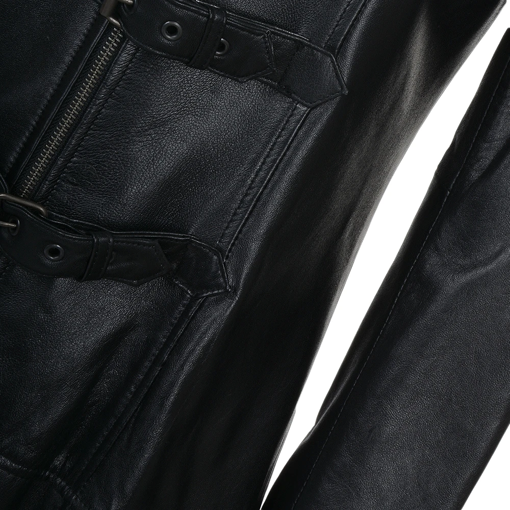 Long Length Gothic Coat Black Black: Zelda - Image 4