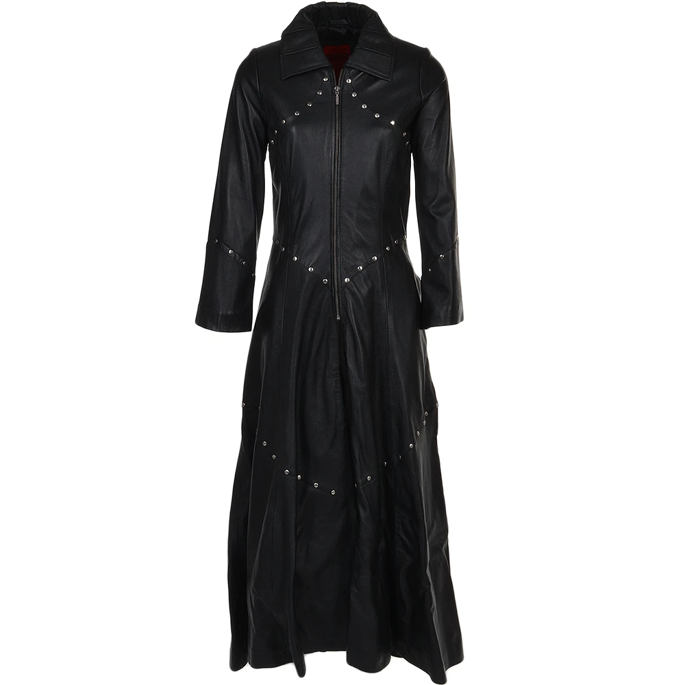 Long Length Gothic Coat Black : Willow