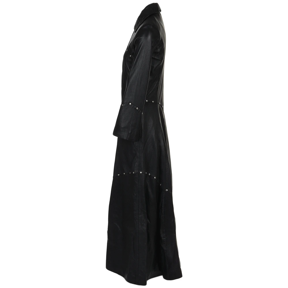 Long Length Gothic Coat Black : Willow - Image 2