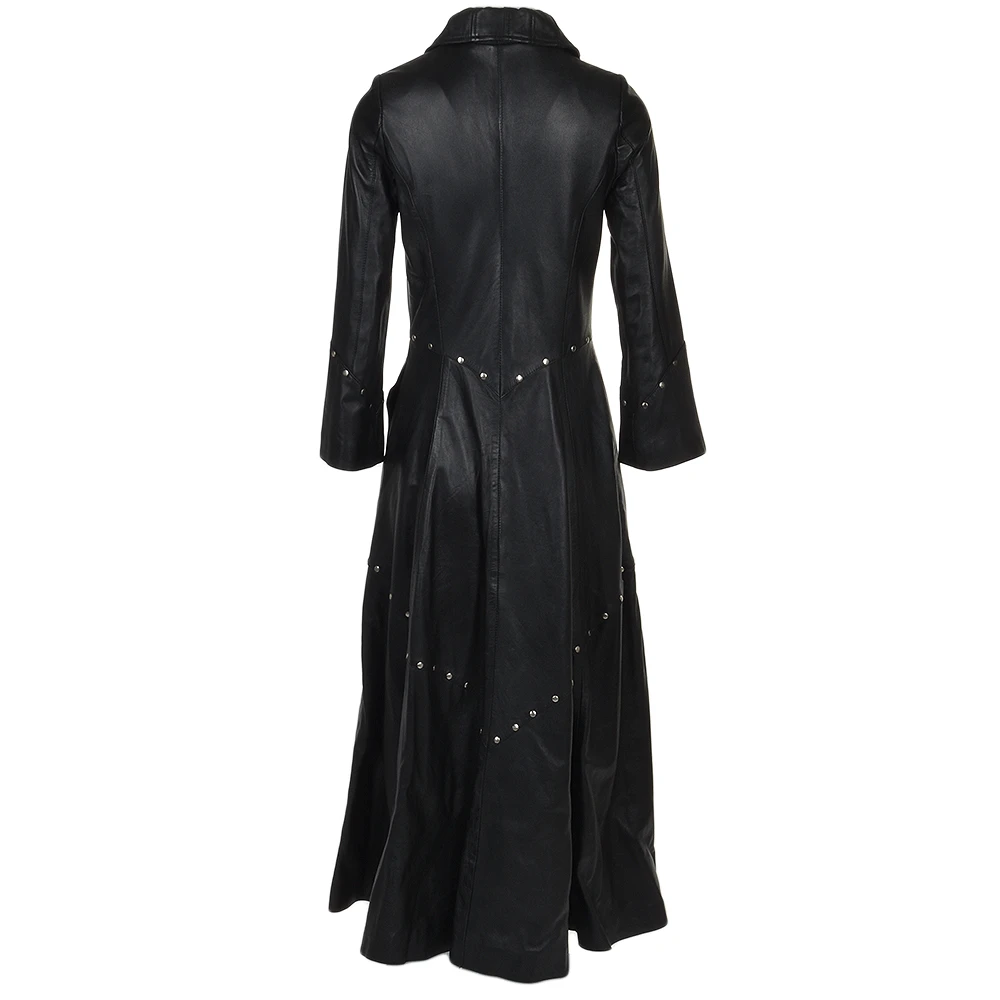 Long Length Gothic Coat Black : Willow - Image 3