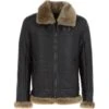 Luxury Shearling Pilot Jacket Ginger : Ke-271