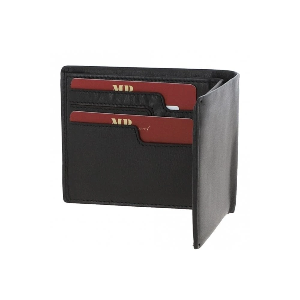 Luxury Leather Wallet Black: MP B21PO50 - Image 4