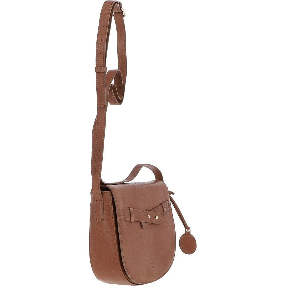 Medium Leather Cross Body Bag Nut - 63009 - Image 4