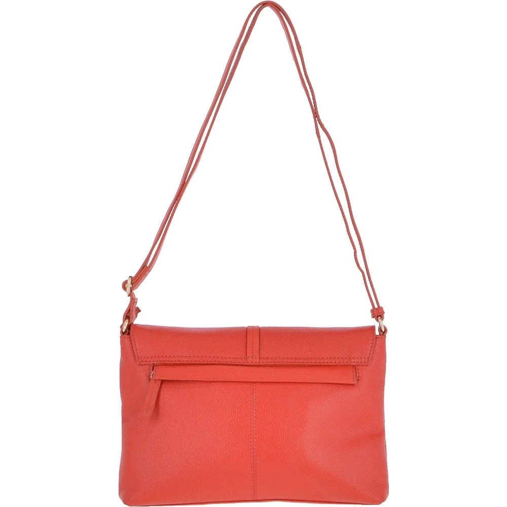 Medium Leather Shoulder Bag Mandarin: 62551 - Image 3