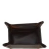 Medium Leather Tidy Tray Copper Brown : MLT