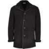 Mens Classic Sheepskin Coat Black : Churchill