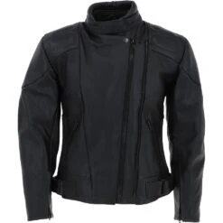 Mens Fashion Cowhide Leather Jacket Black : Giovanny