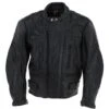 Mens Fashion Cowhide Leather Jacket Black : Rocco