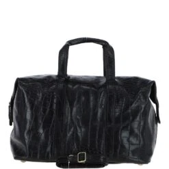 Mens Large Travel Holdall Blk/croc : Paddington