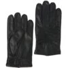 Mens Leather Gloves Black : 710