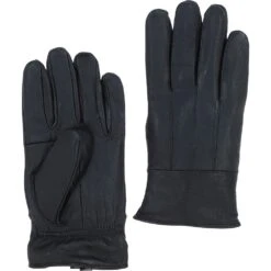 Mens Leather Gloves Black: N Glove