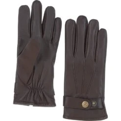 Men's Leather Gloves Brown: GB-530